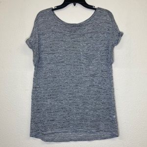 Calvin Klein Jeans Roll-Sleeve Tee Size Large